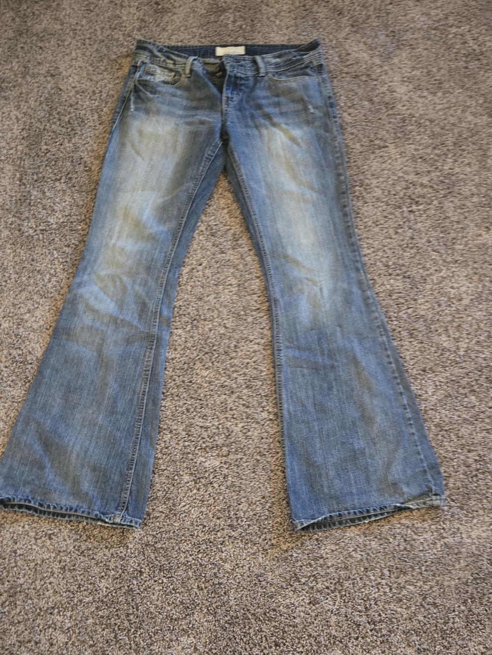 Maurices Women's Light Blue Flare Jeans